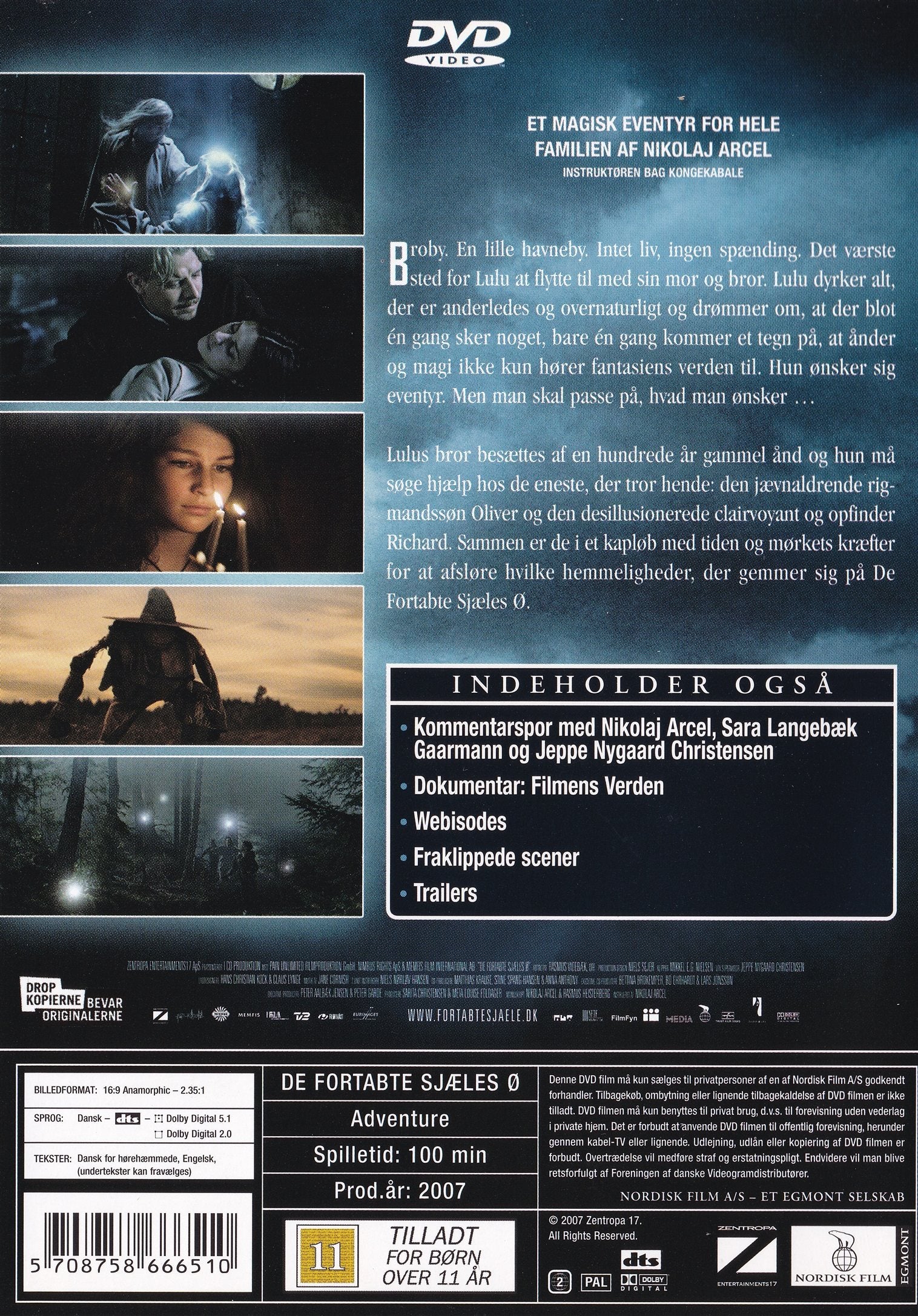 De Fortabte Sjæles Ø (DVD)
