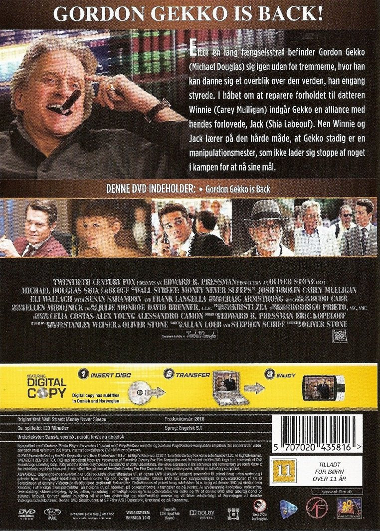 Wall Street: Money Never Sleeps (DVD)