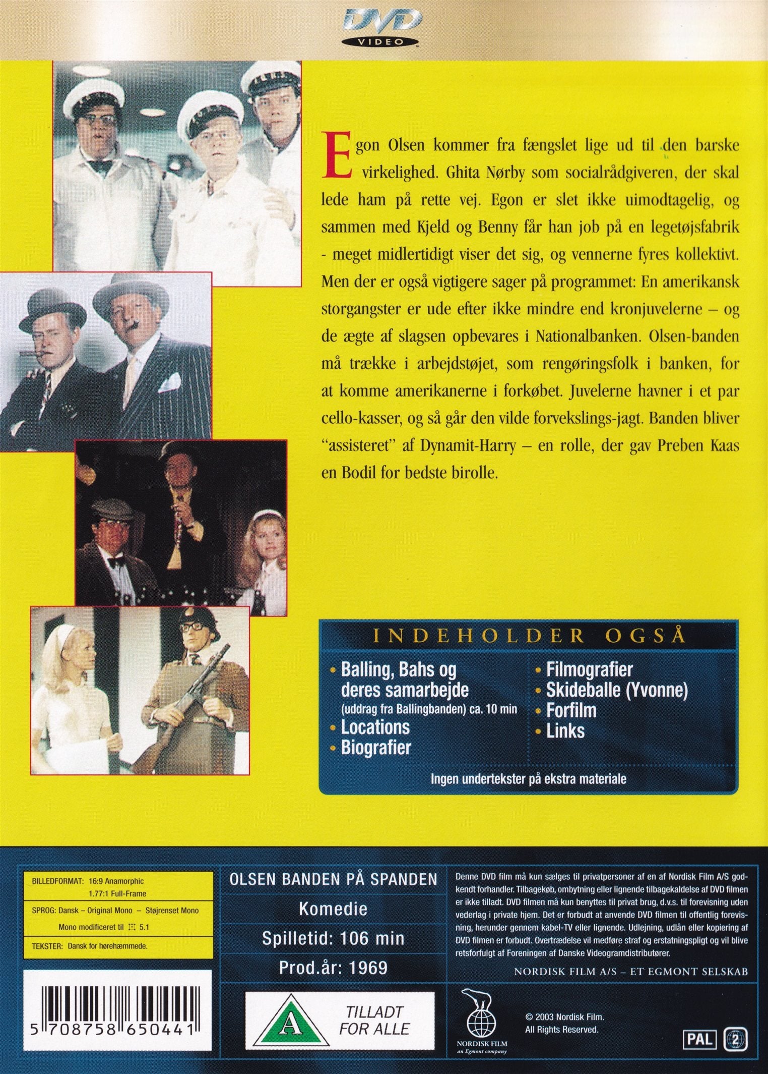 Olsen Banden På Spanden (DVD)