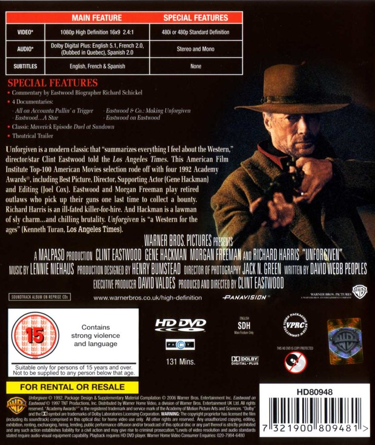 Unforgiven (HD DVD)