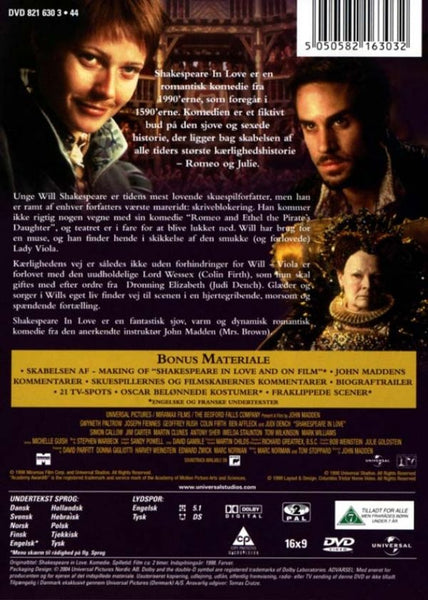 Shakespeare in Love (DVD)