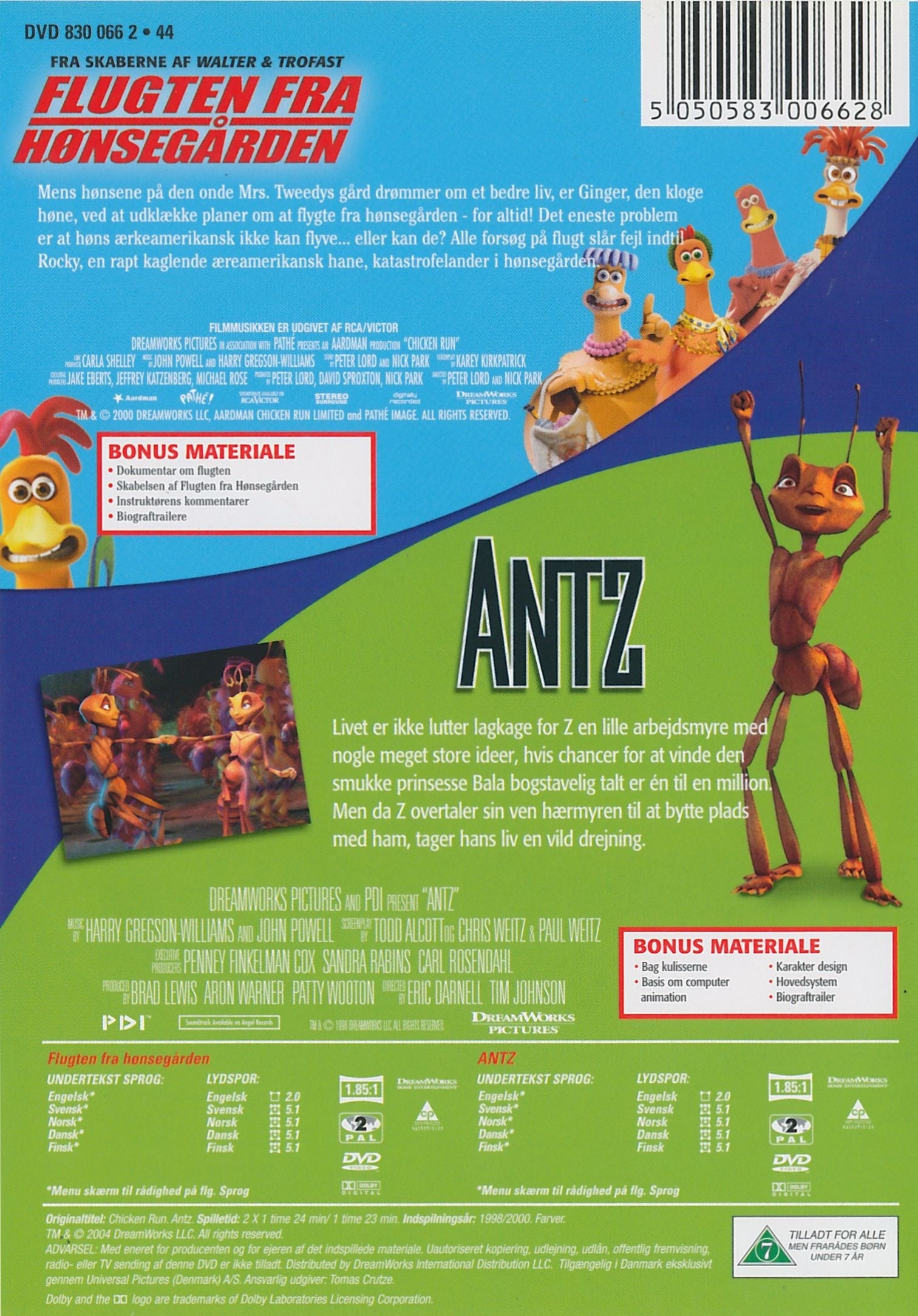 Flugten Fra Hønsegården / Antz (DVD)