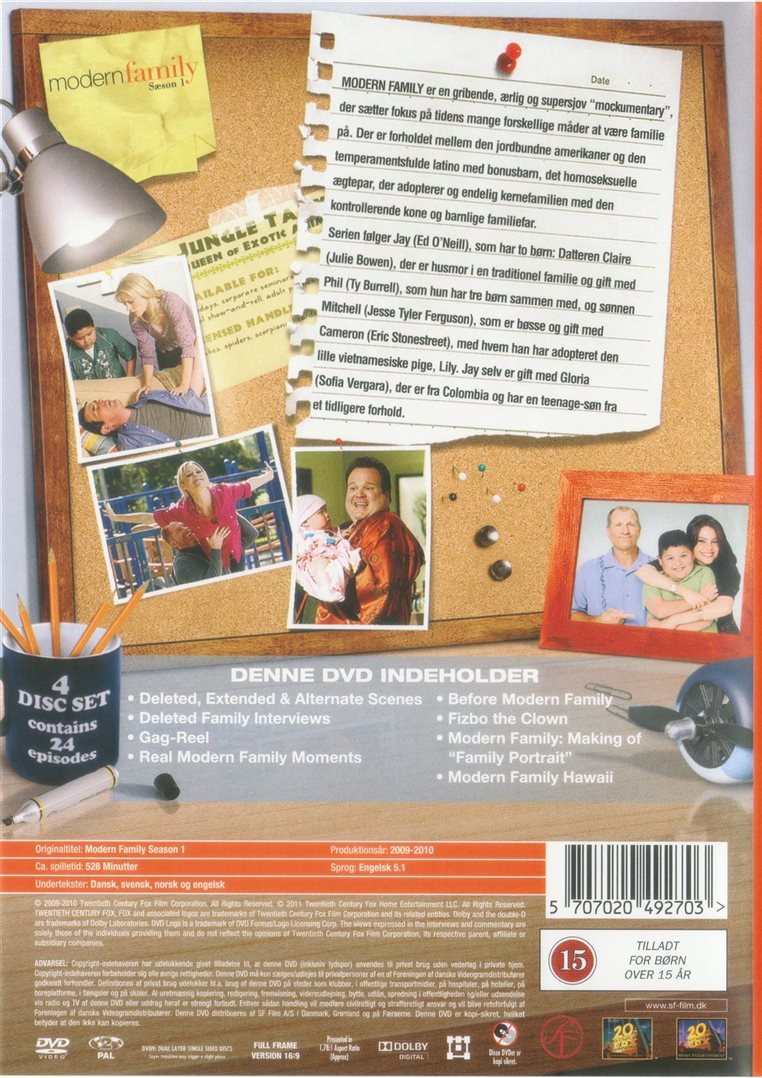 Modern Family: Sæson 1 (DVD)