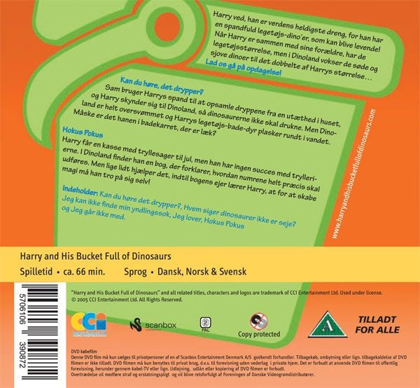 Harry Og En Spand Fyldt Med Dinosaurer (4) - Hokus Pokus (DVD)