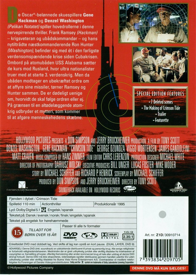 Fjenden i Dybet (DVD)