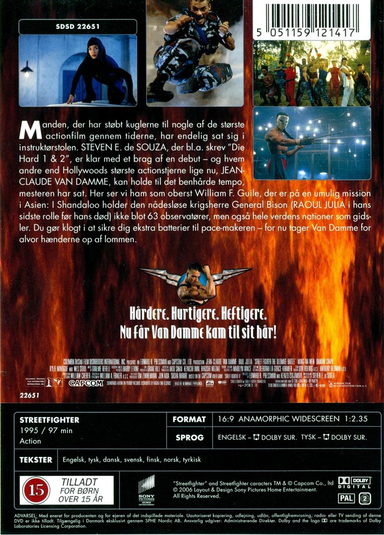 Street Fighter: Det endelige opgør (DVD)