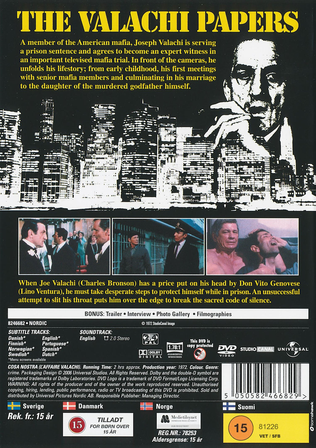 The Valachi Papers (DVD)