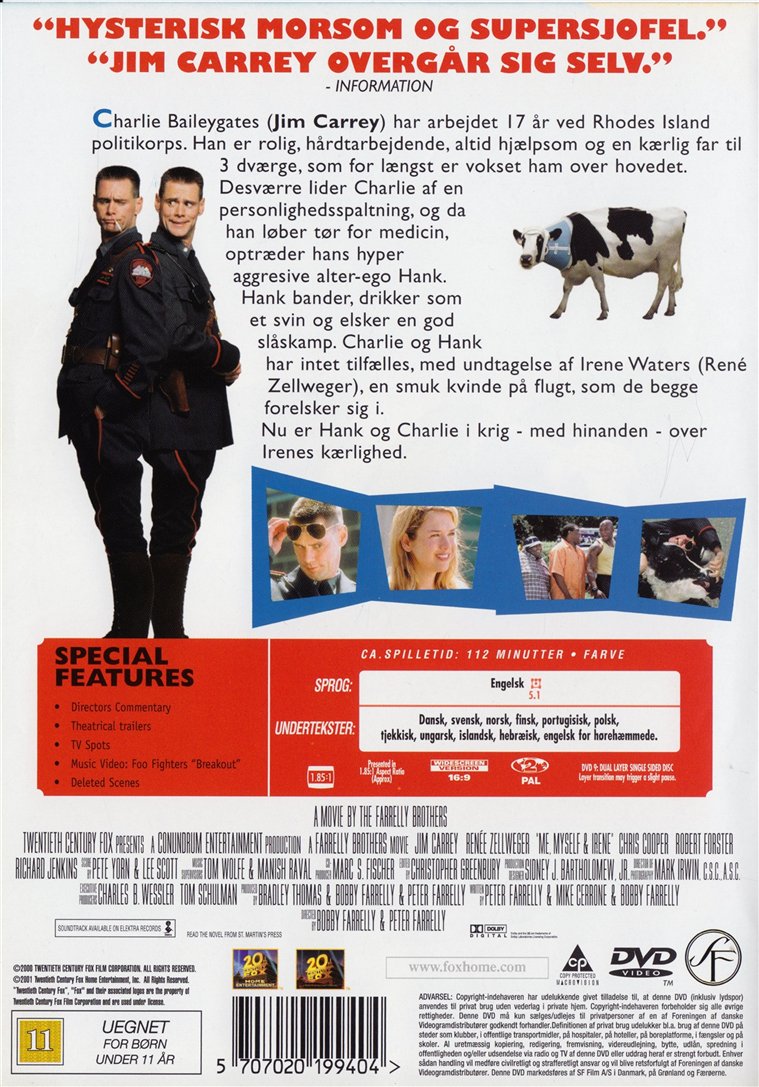 Jeg, Mig & Irene (DVD)