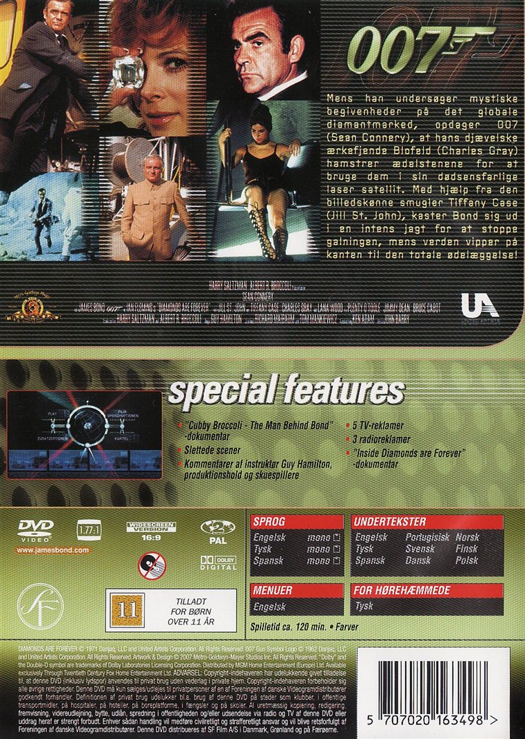 Diamanter varer evigt (DVD)