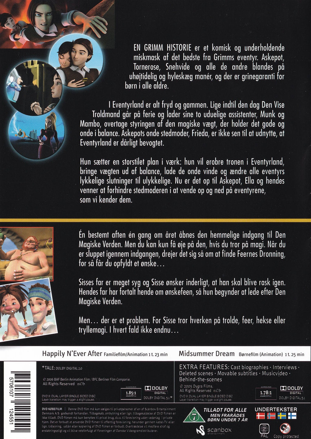 En grimm historie/Sisse og Trylletrolden (DVD)