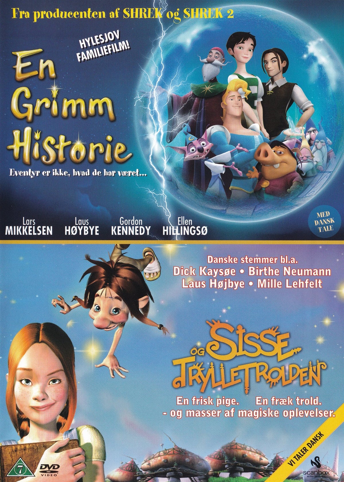 En grimm historie/Sisse og Trylletrolden (DVD)
