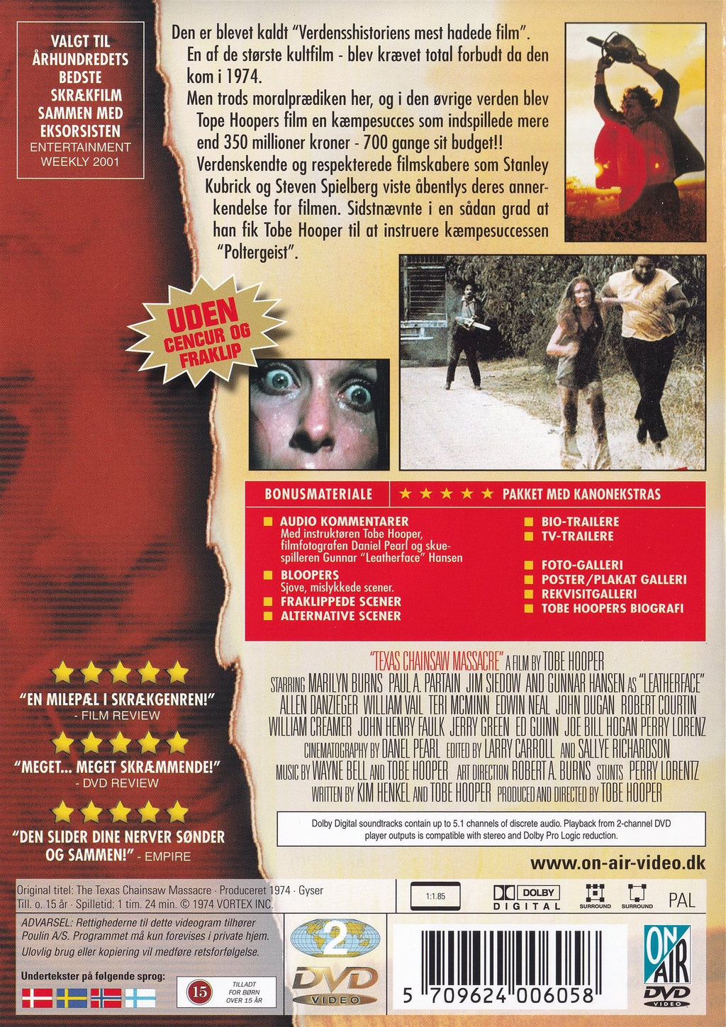 The Texas Chainsaw Massacre: Motorsavs Massakren (DVD)