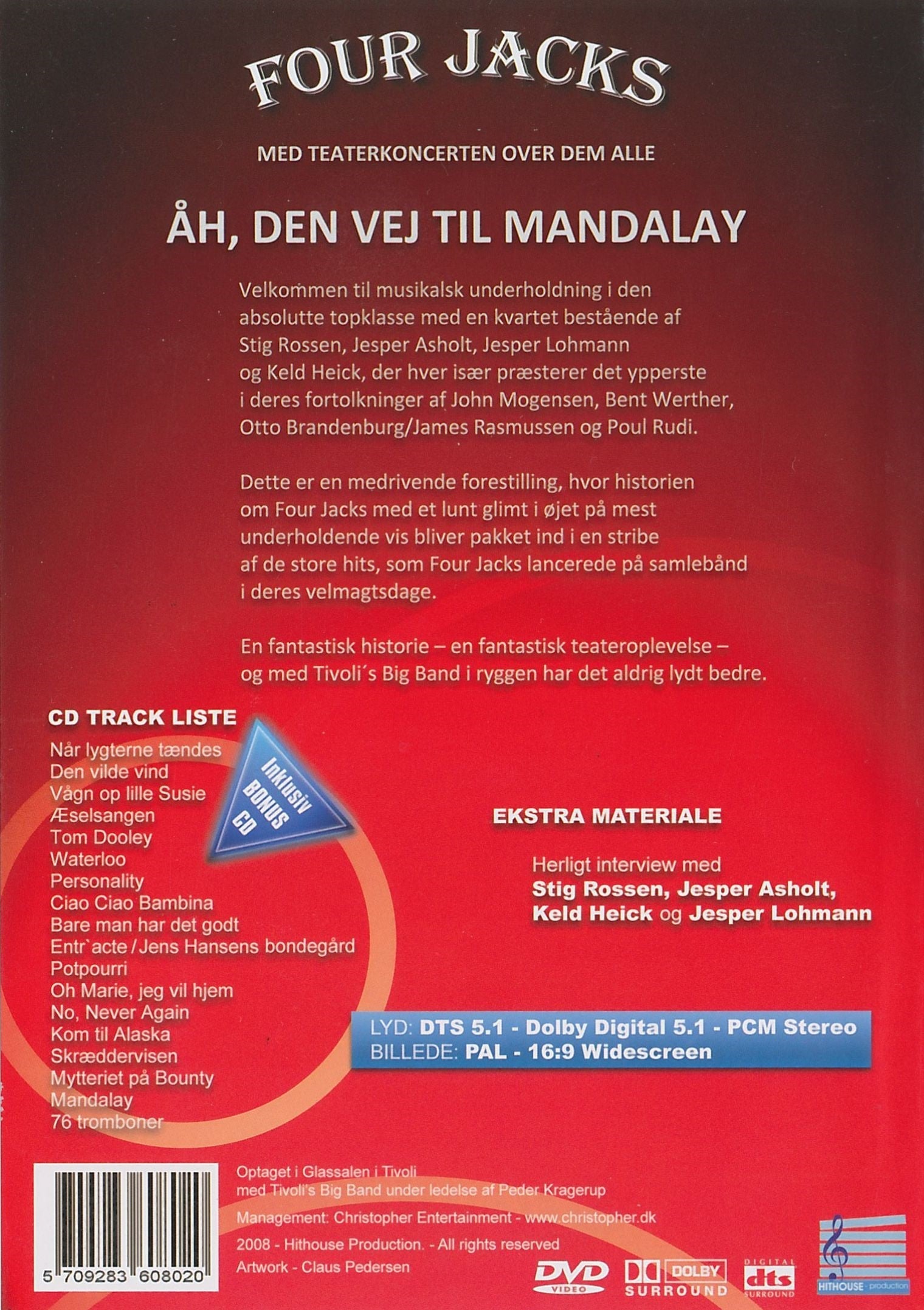 Four Jacks: Åh, den vej til Mandalay (DVD)