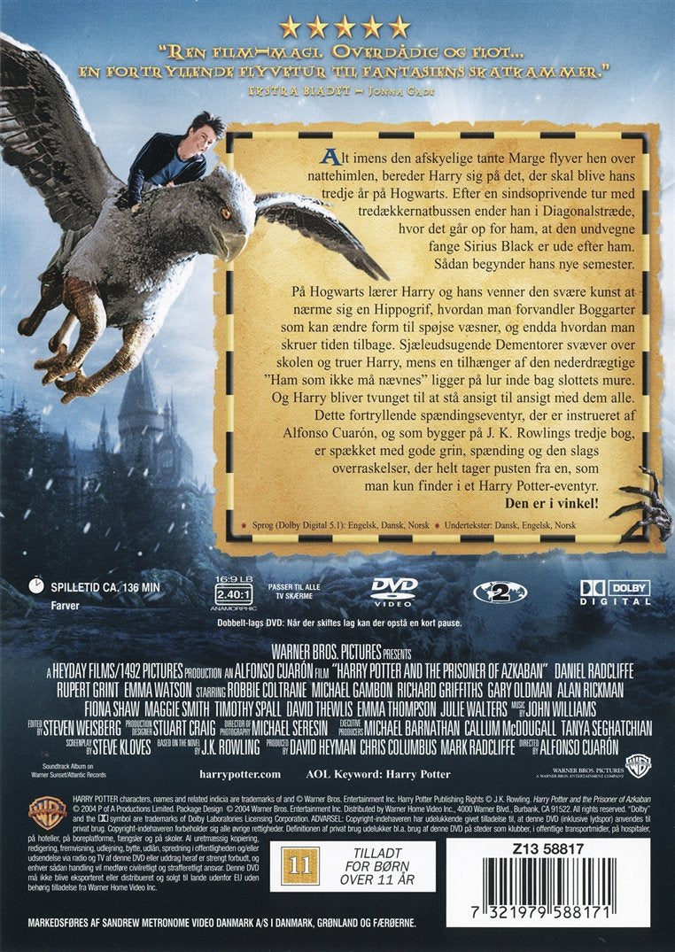 Harry Potter og fangen fra Azkaban (DVD)