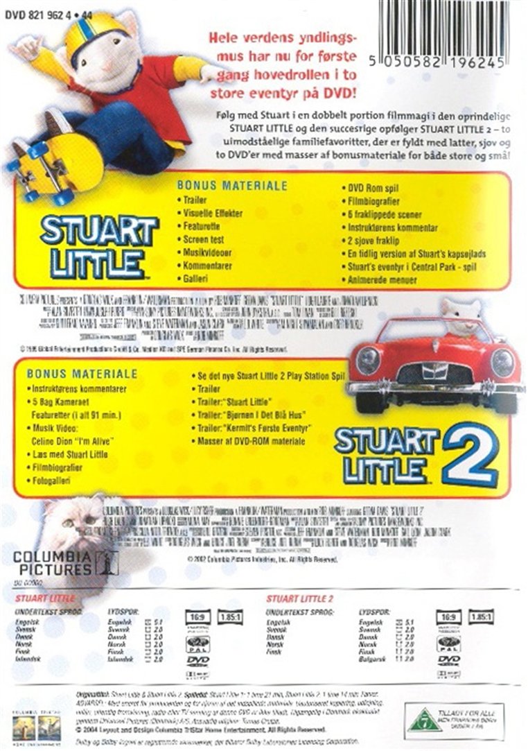 Stuart Little / Stuart Little 2 (DVD)