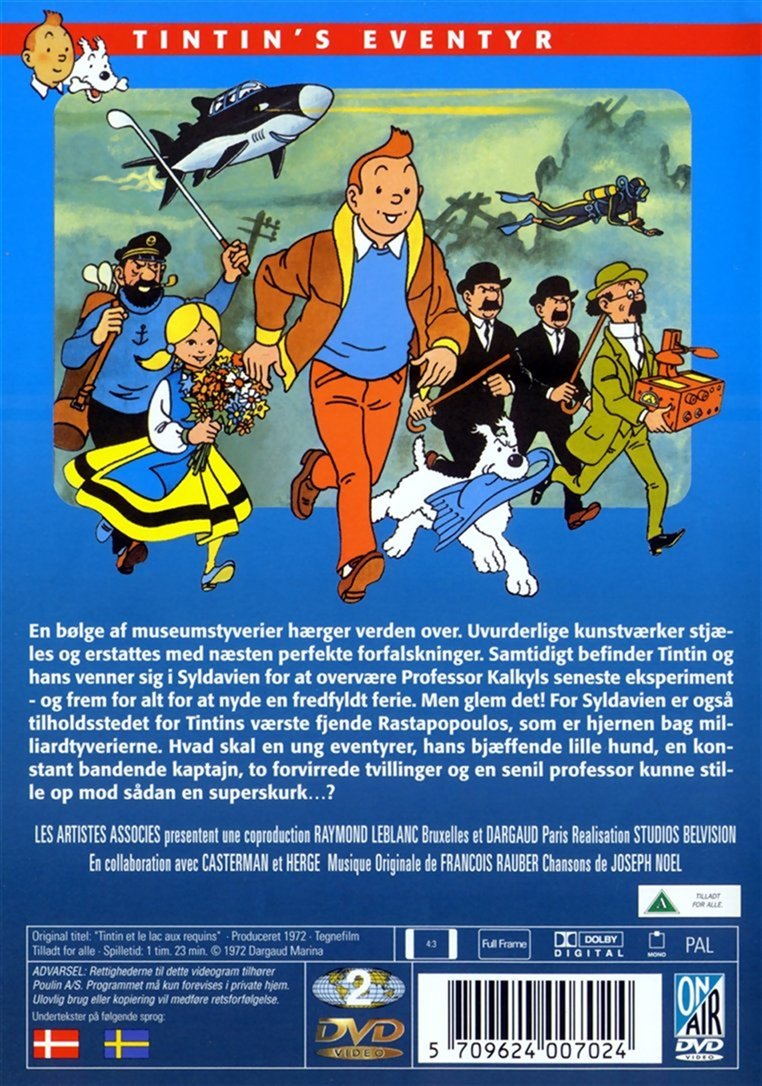 Tintin og Hajsøen (DVD)