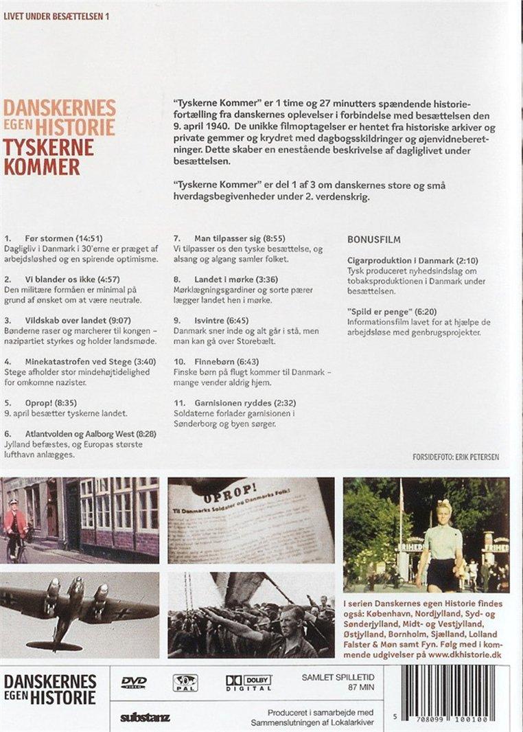 Danskernes Egen historie - Tyskerne kommer (DVD)