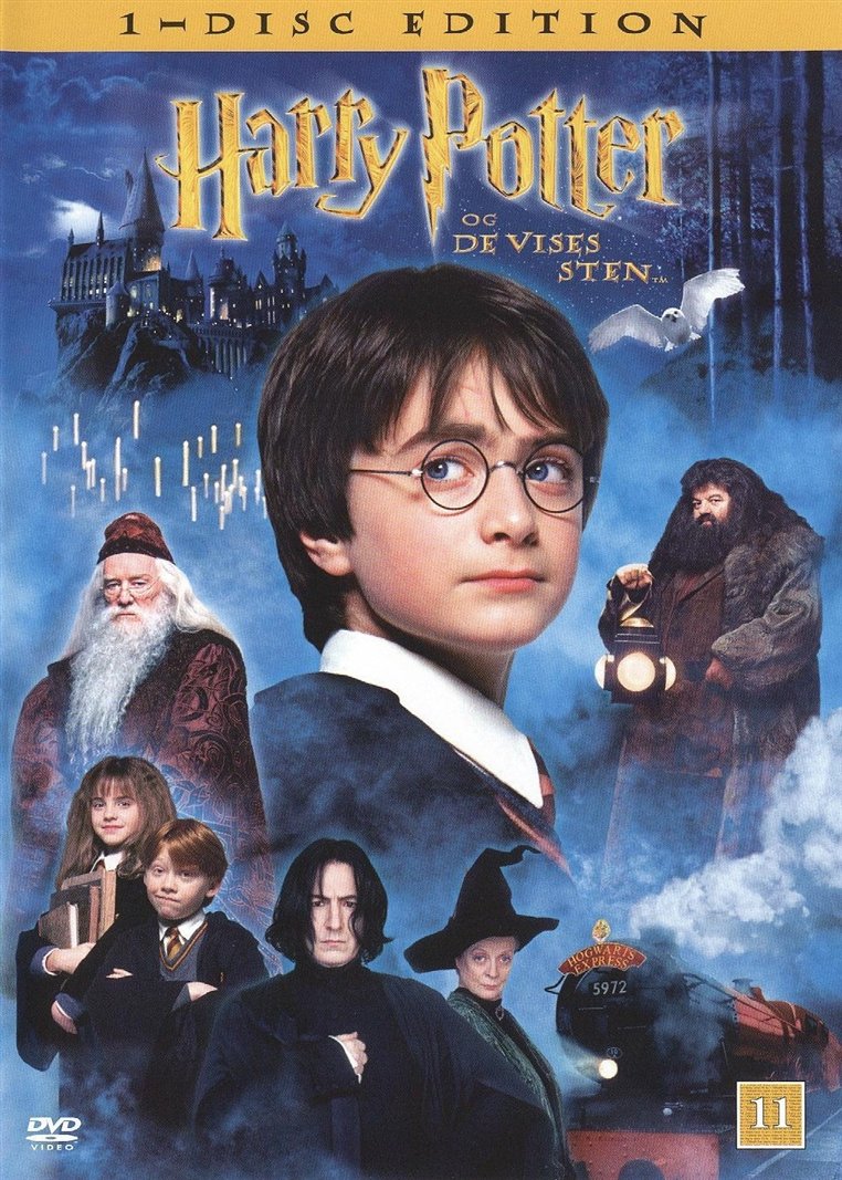 Harry Potter og de vises sten (DVD)