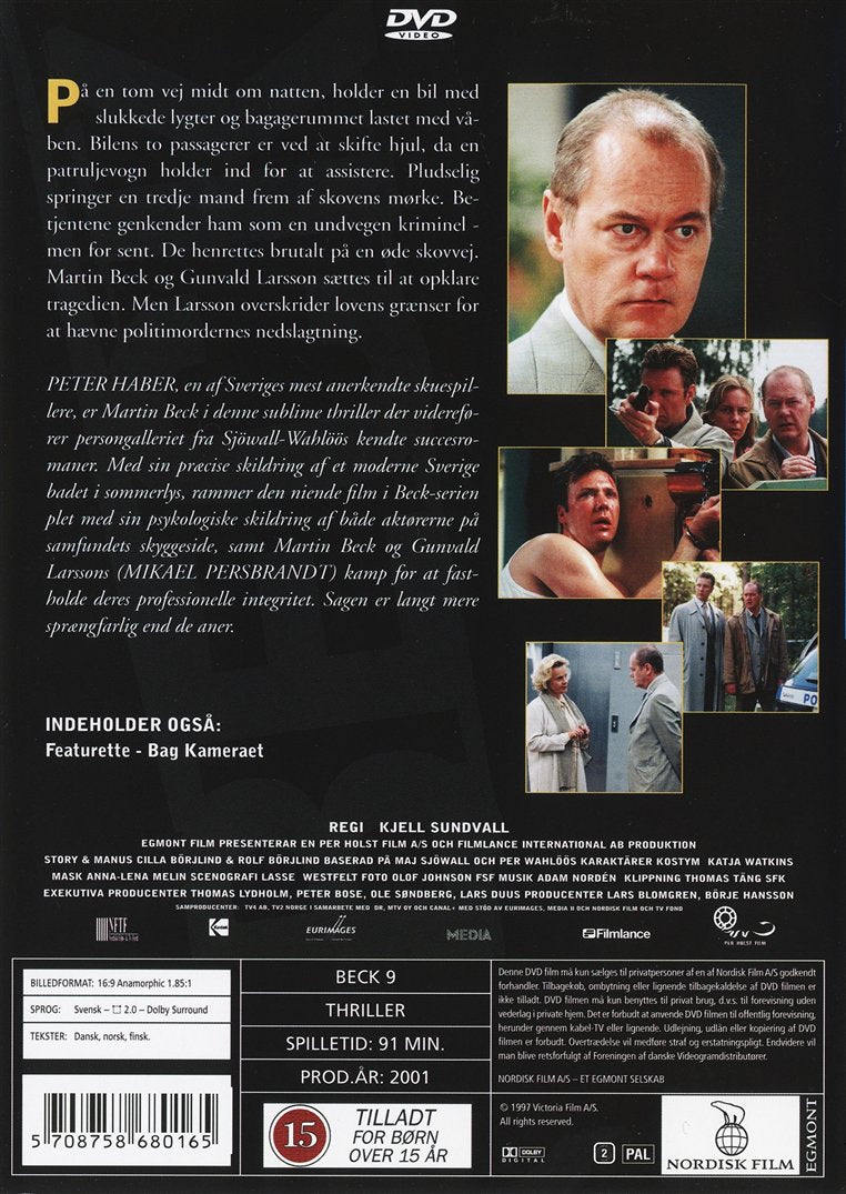 Beck 9 - Hævnens Pris (DVD)