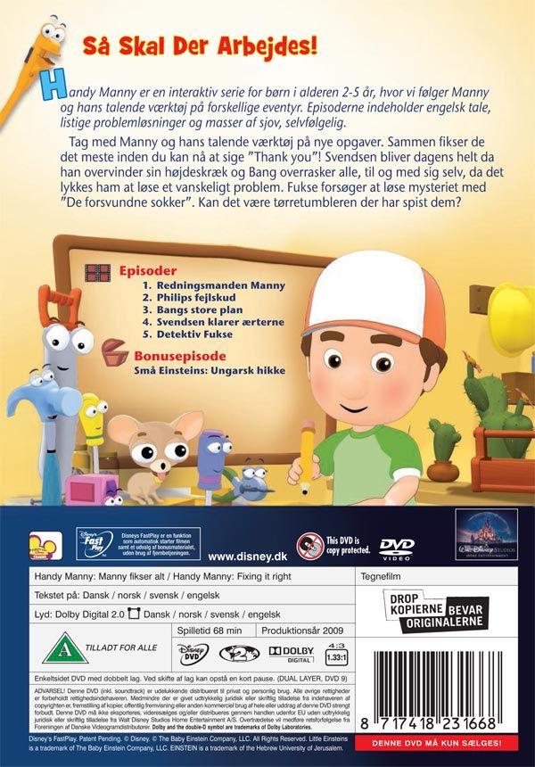 Handy Manny: Manny Fikser alt (DVD)