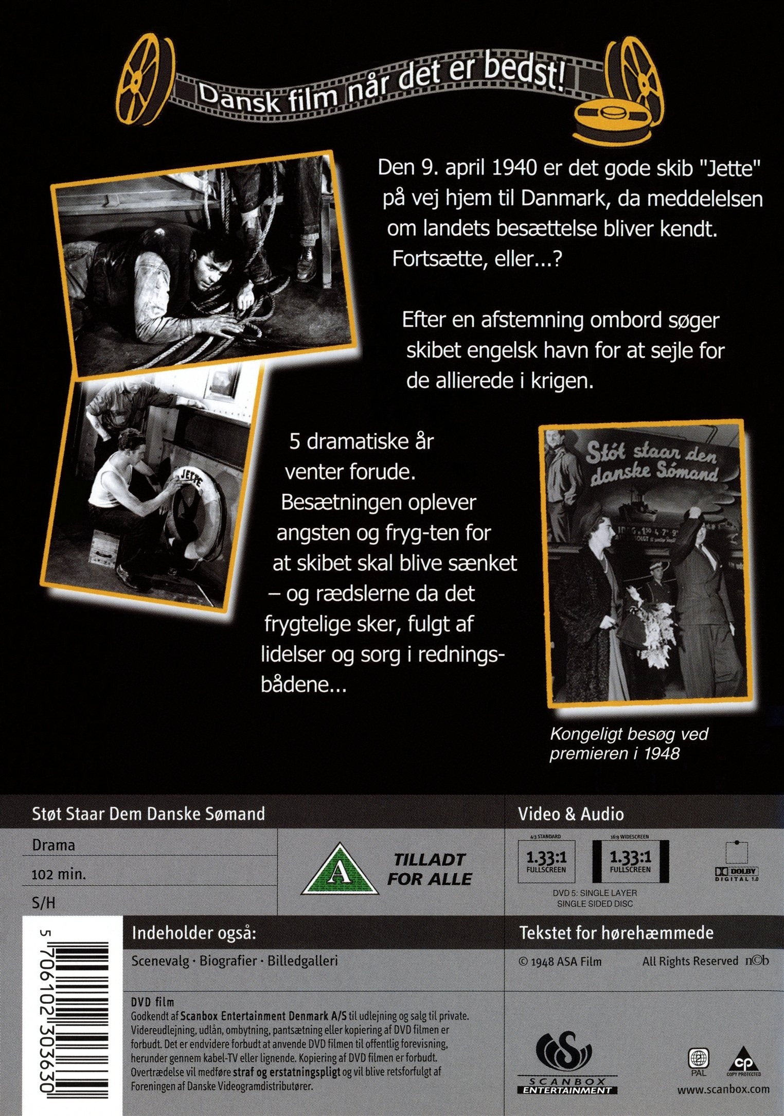 Støt står den danske sømand (DVD)