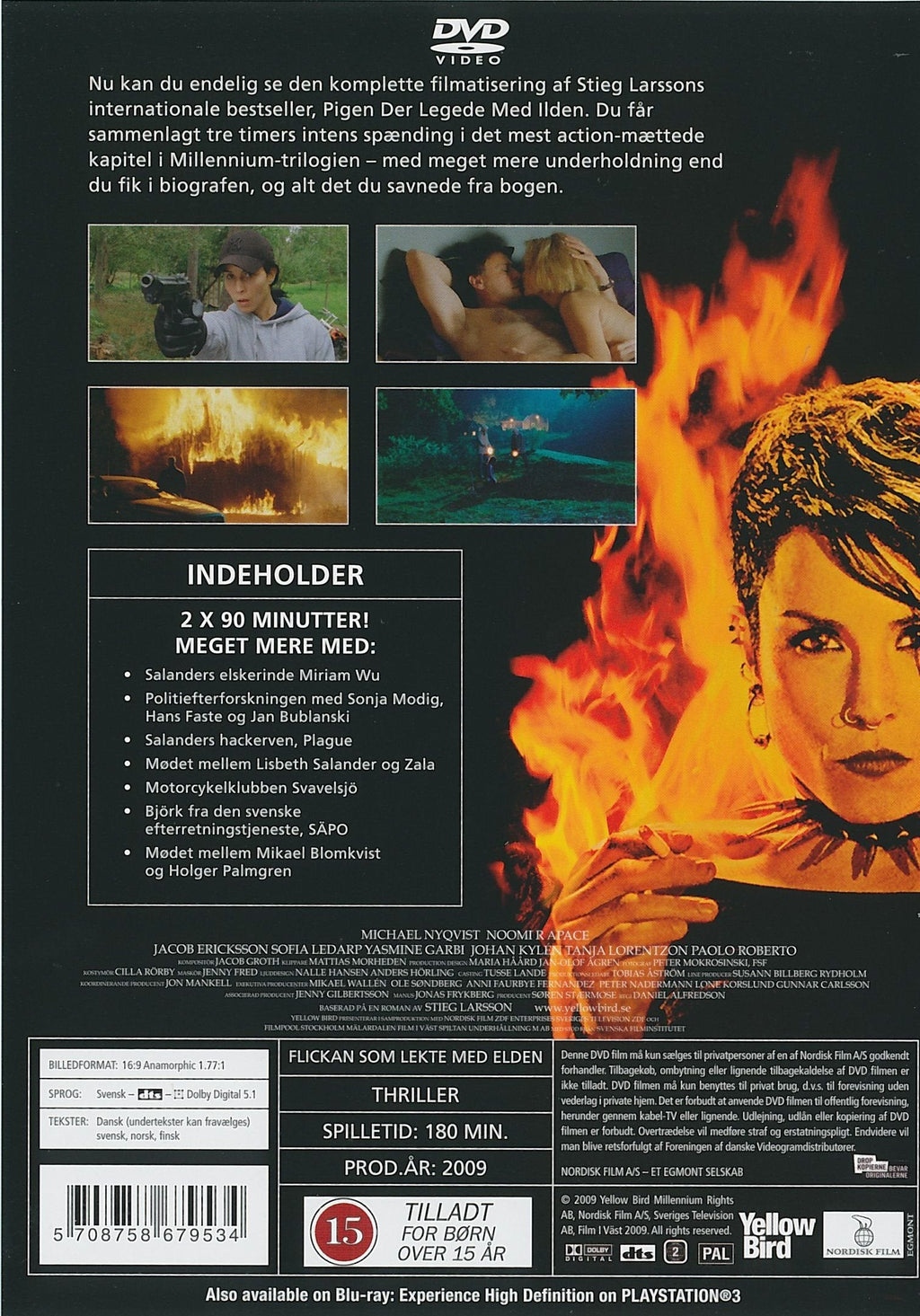 Pigen der legede med ilden (DVD)