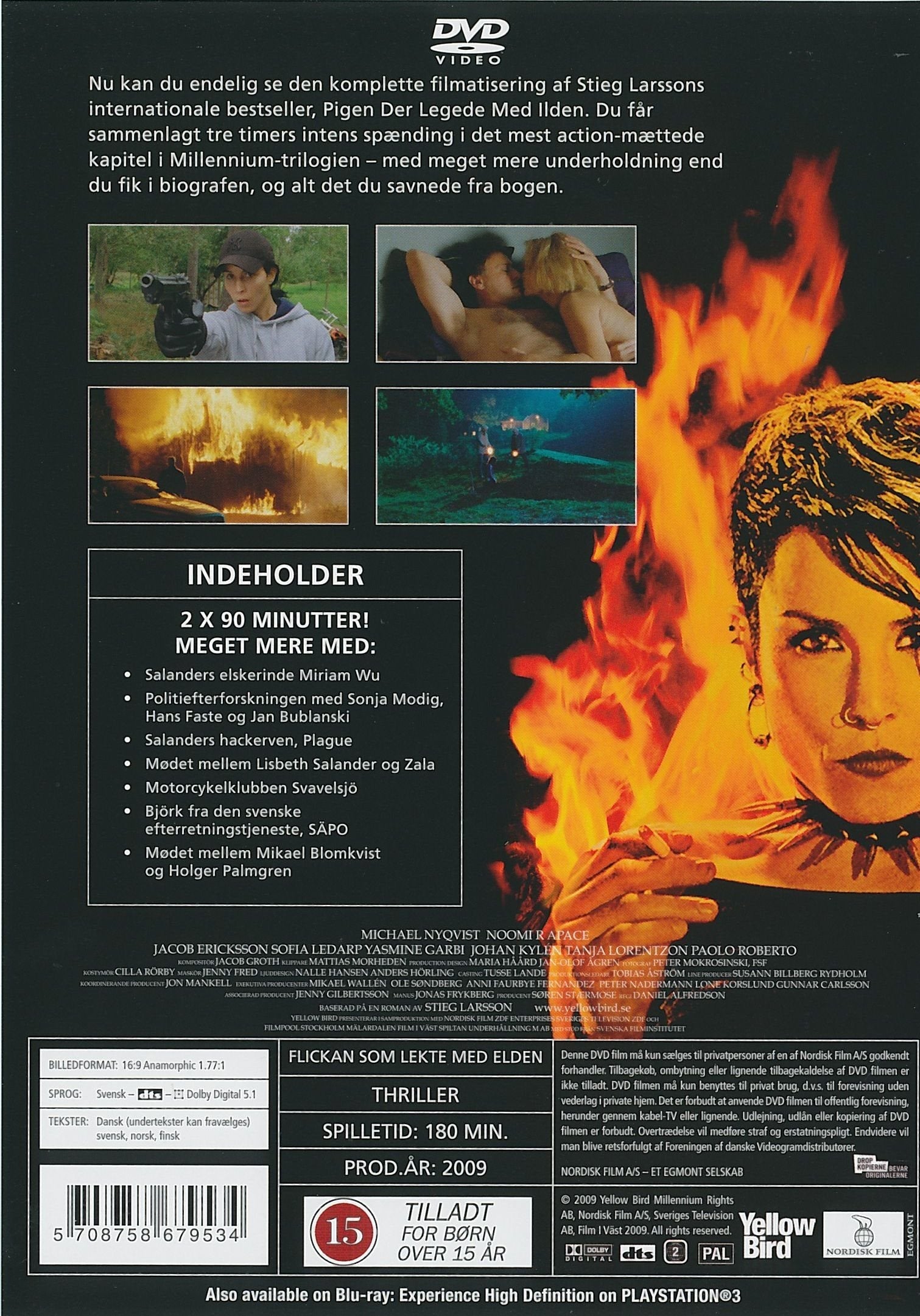 Pigen der legede med ilden (DVD)