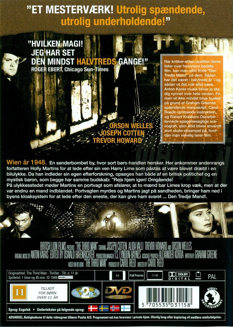 Den Tredje Mand (DVD)