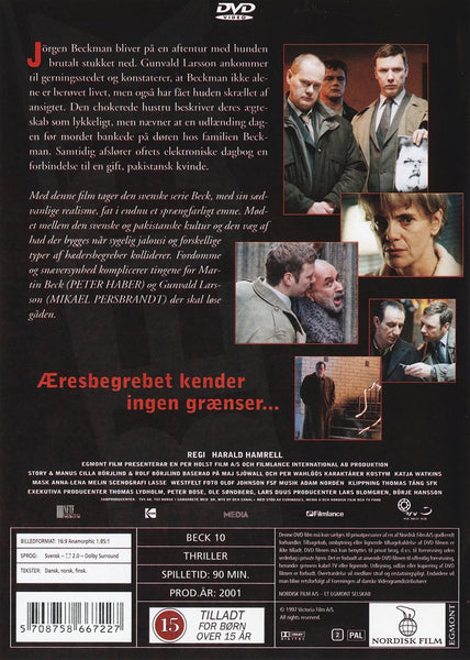 Beck 10 - Manden Uden Ansigt (DVD)