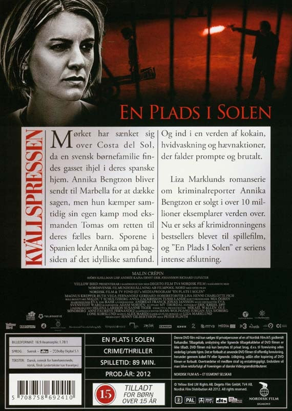 Liza Marklund 06: En Plads I Solen (DVD)