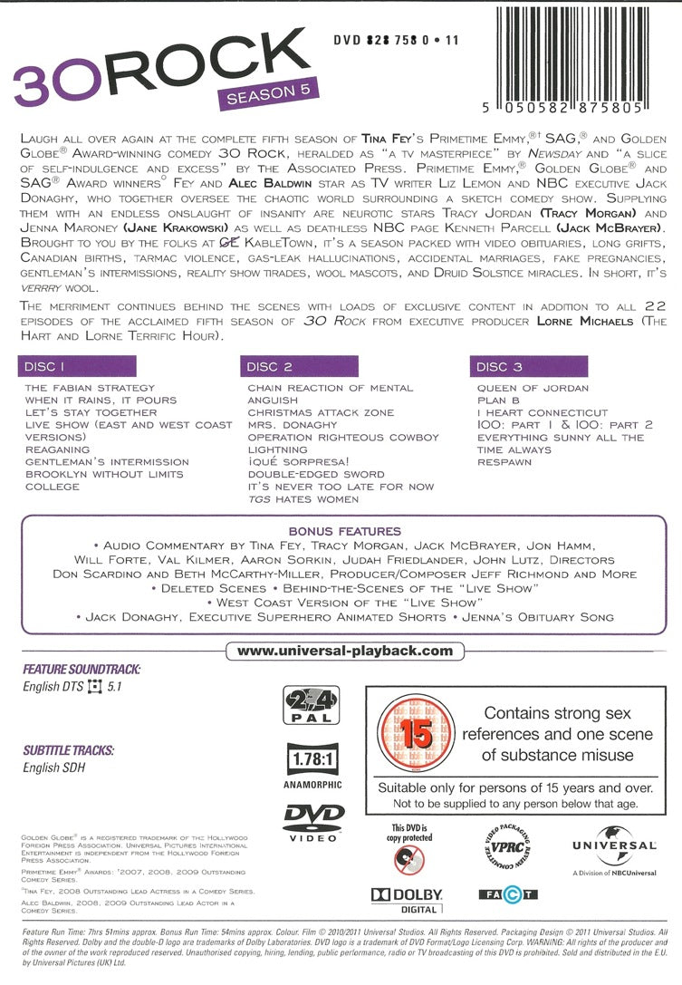 30 Rock: Season 5 (DVD)