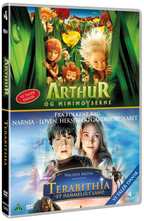 Arthur og minimoyserne / Terabithia - Et hemmeligt land (DVD)