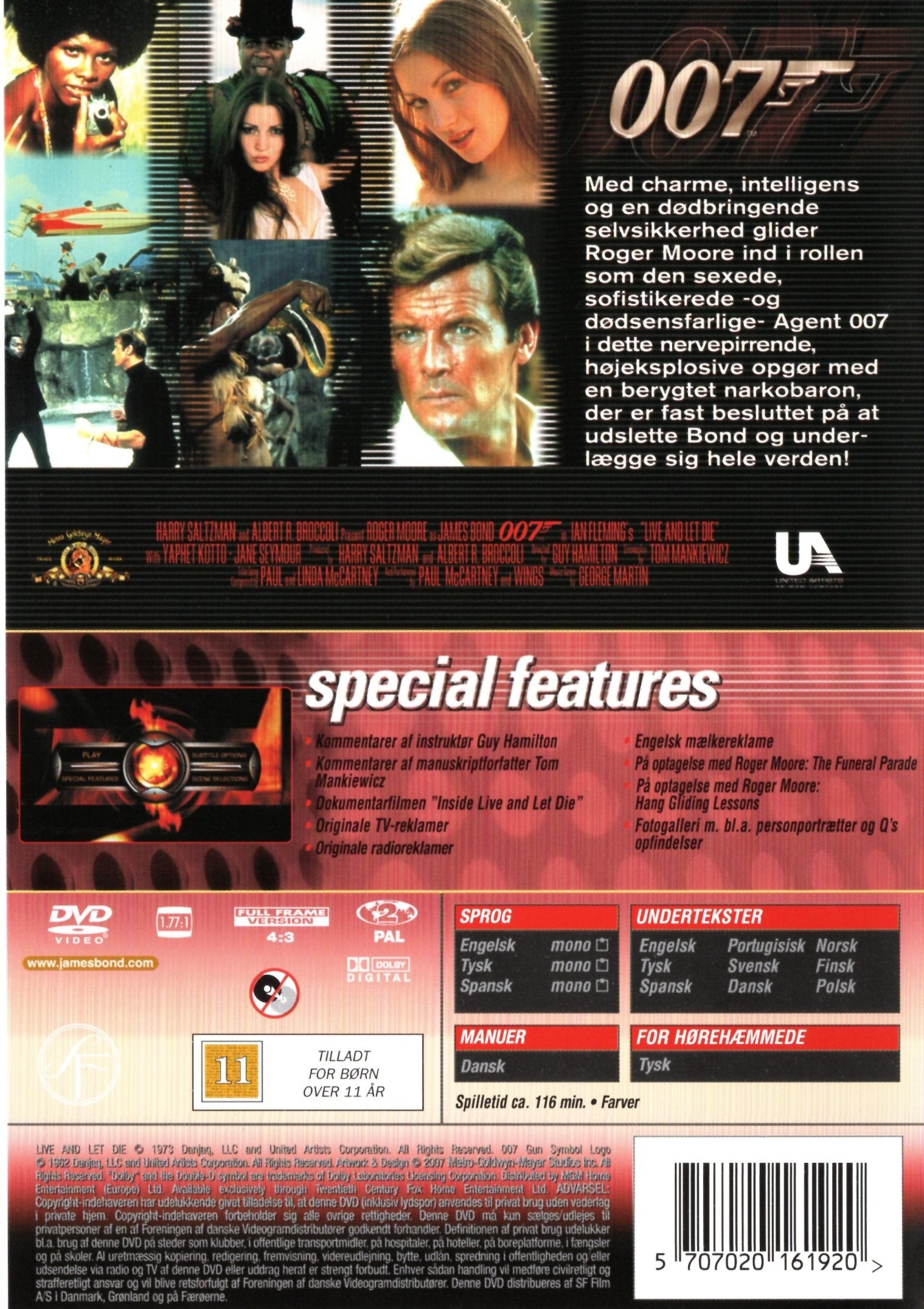 Lev Og Lad Dø (DVD)