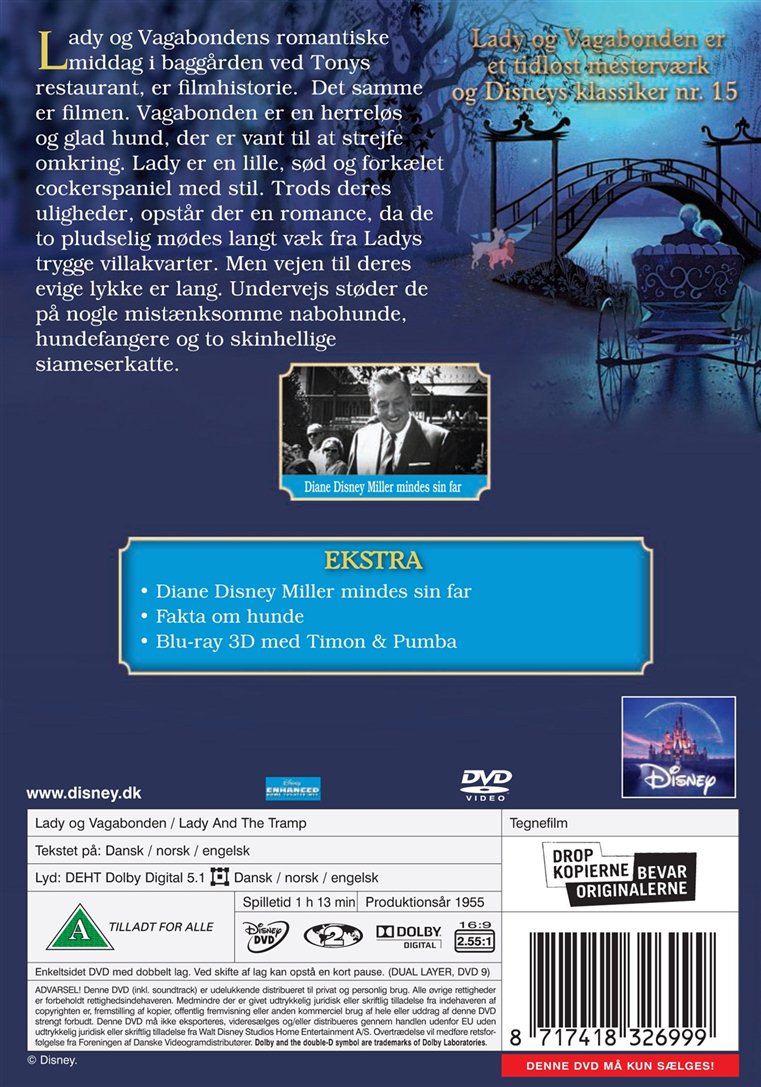 Lady og Vagabonden (DVD)