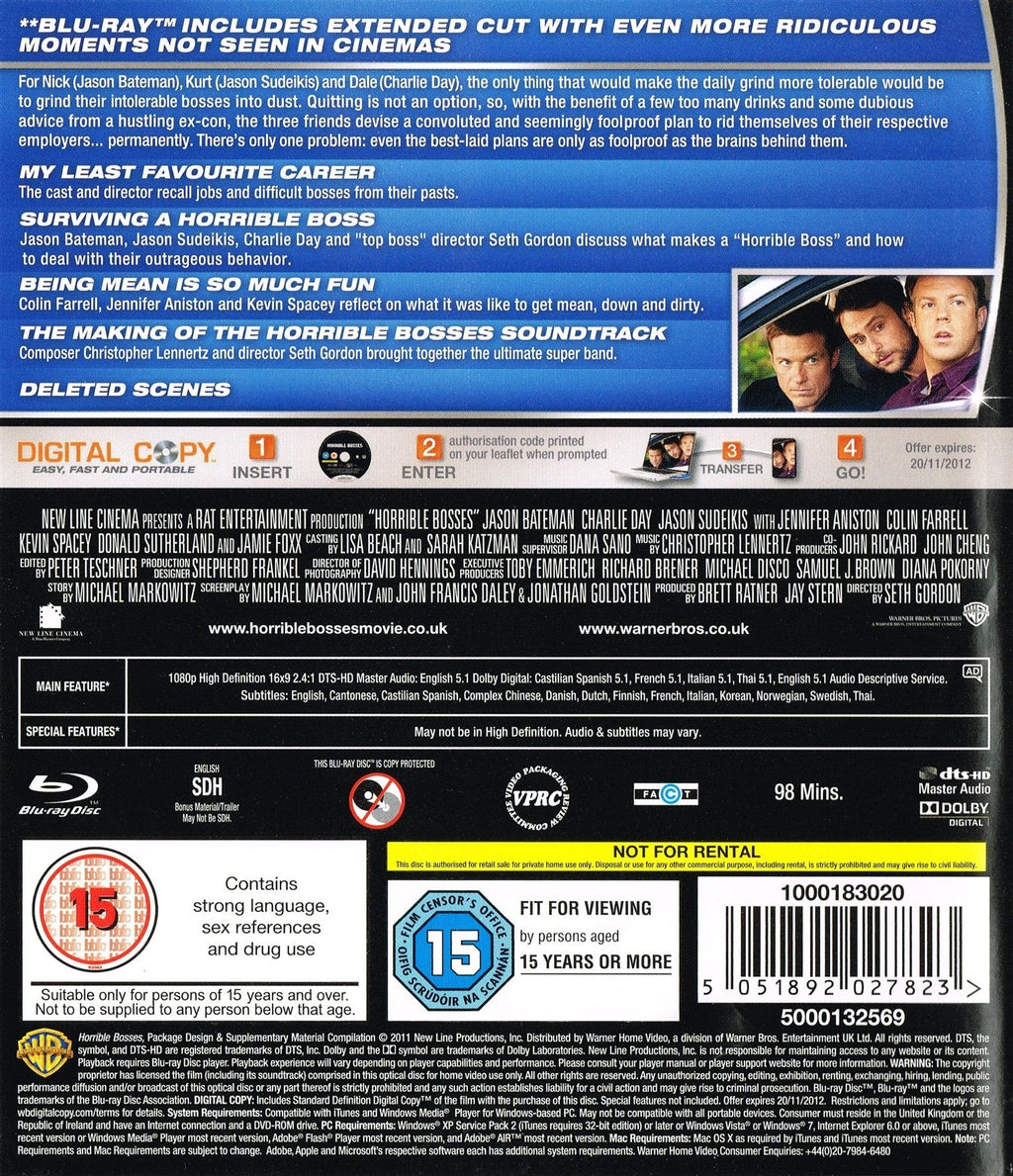 Horrible Bosses (Blu-ray)