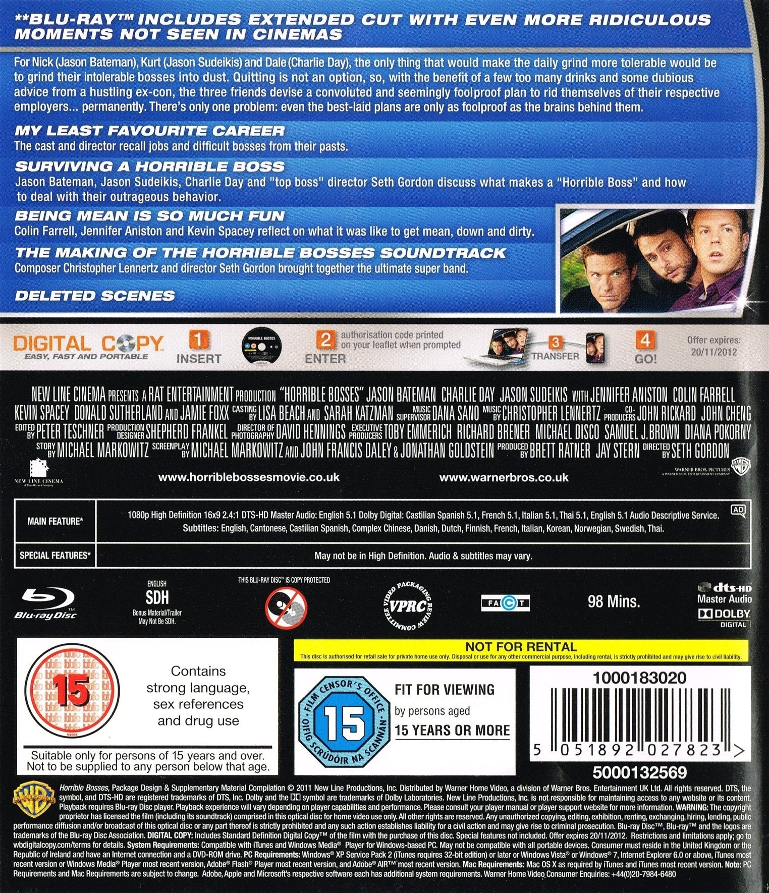 Horrible Bosses (Blu-ray)