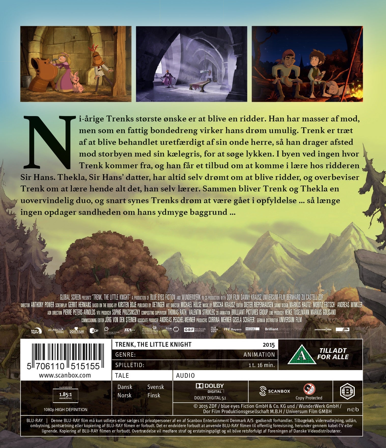 Trenk, den lille ridder (Blu-ray)