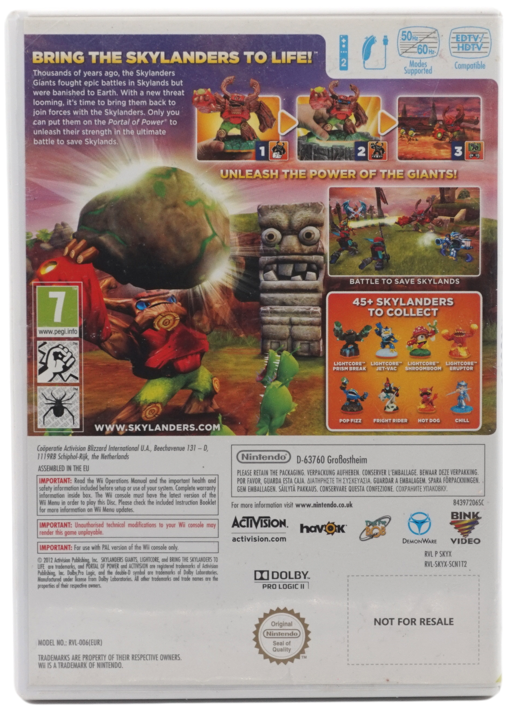 Skylanders Giants (Wii)