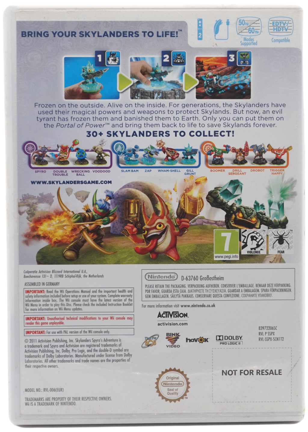 Skylanders : Spyro’s Adventure (Wii)