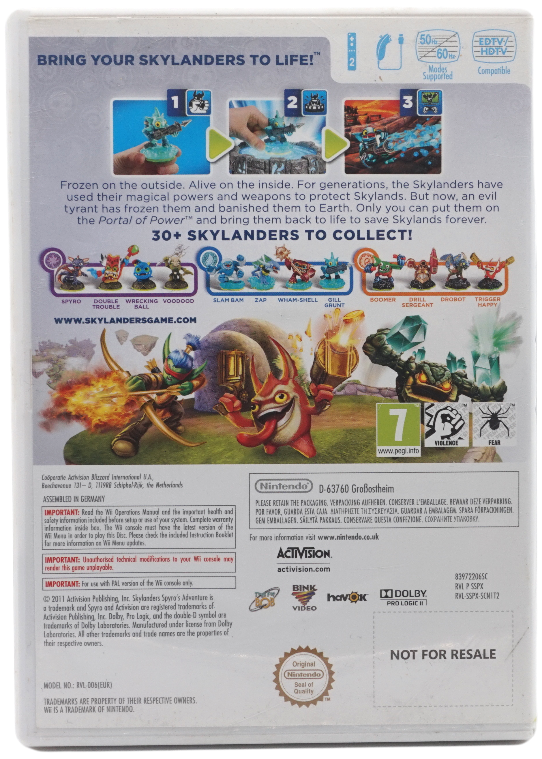 Skylanders : Spyro’s Adventure (Wii)