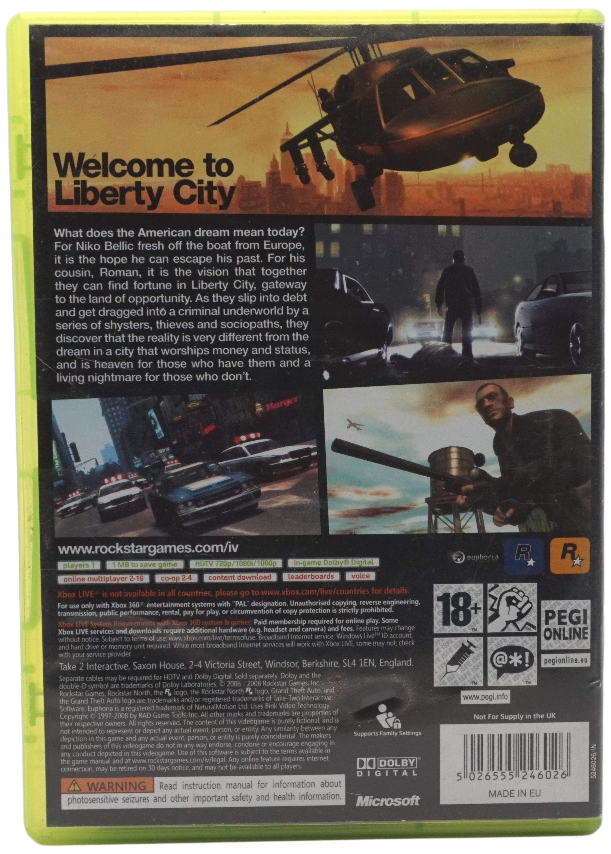 Grand Theft Auto IV (Xbox 360)
