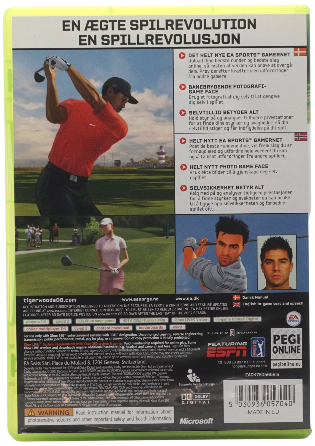 Tiger Woods PGA Tour 08 (Xbox 360)