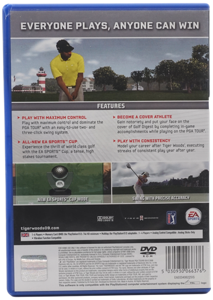 Tiger Woods PGA Tour 09 (PS2)