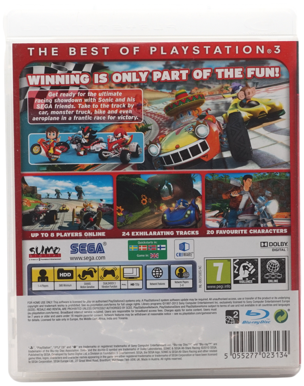 Sonic & SEGA All-Stars Racing (Essentials) (PS3)