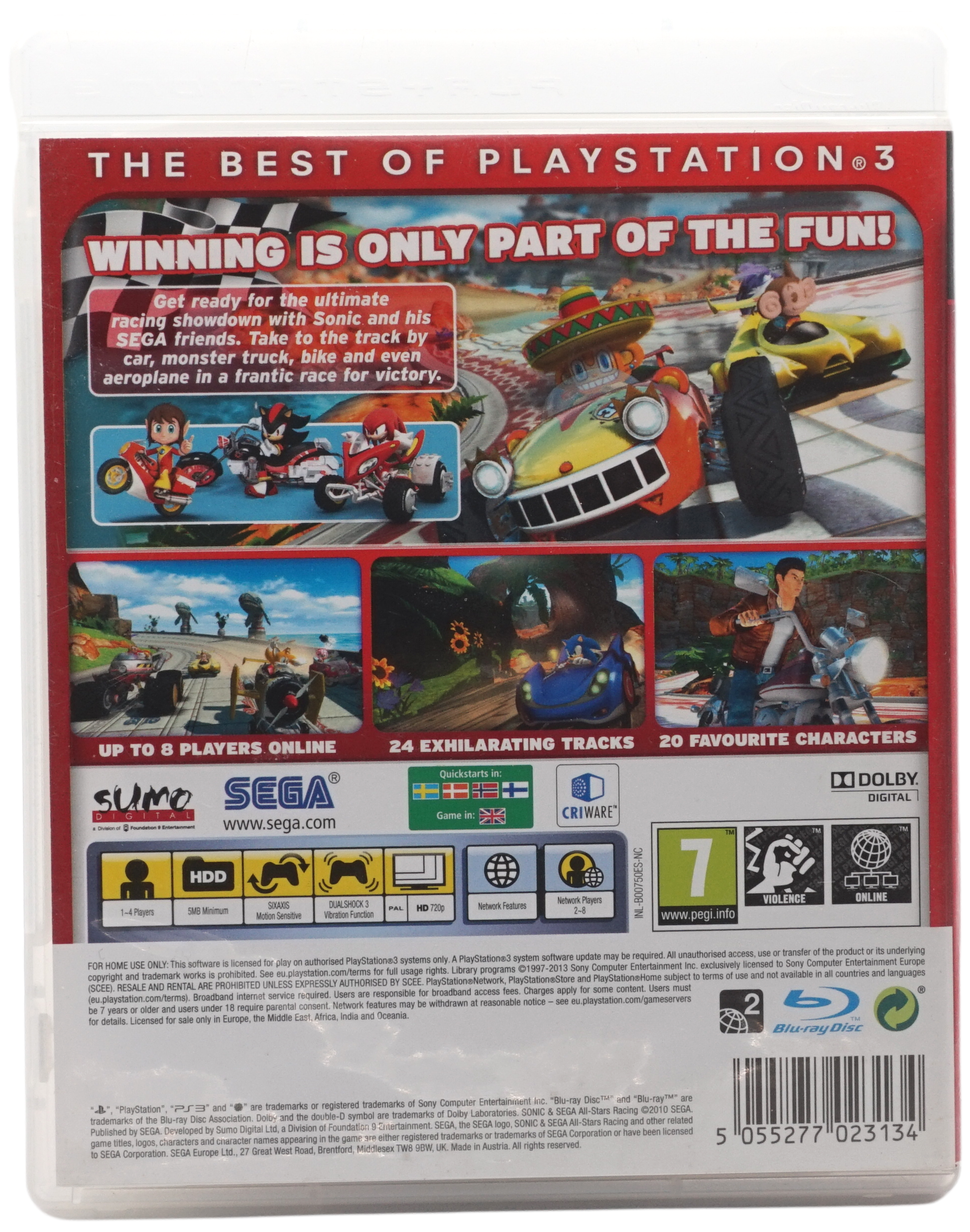 Sonic & SEGA All-Stars Racing (Essentials) (PS3)