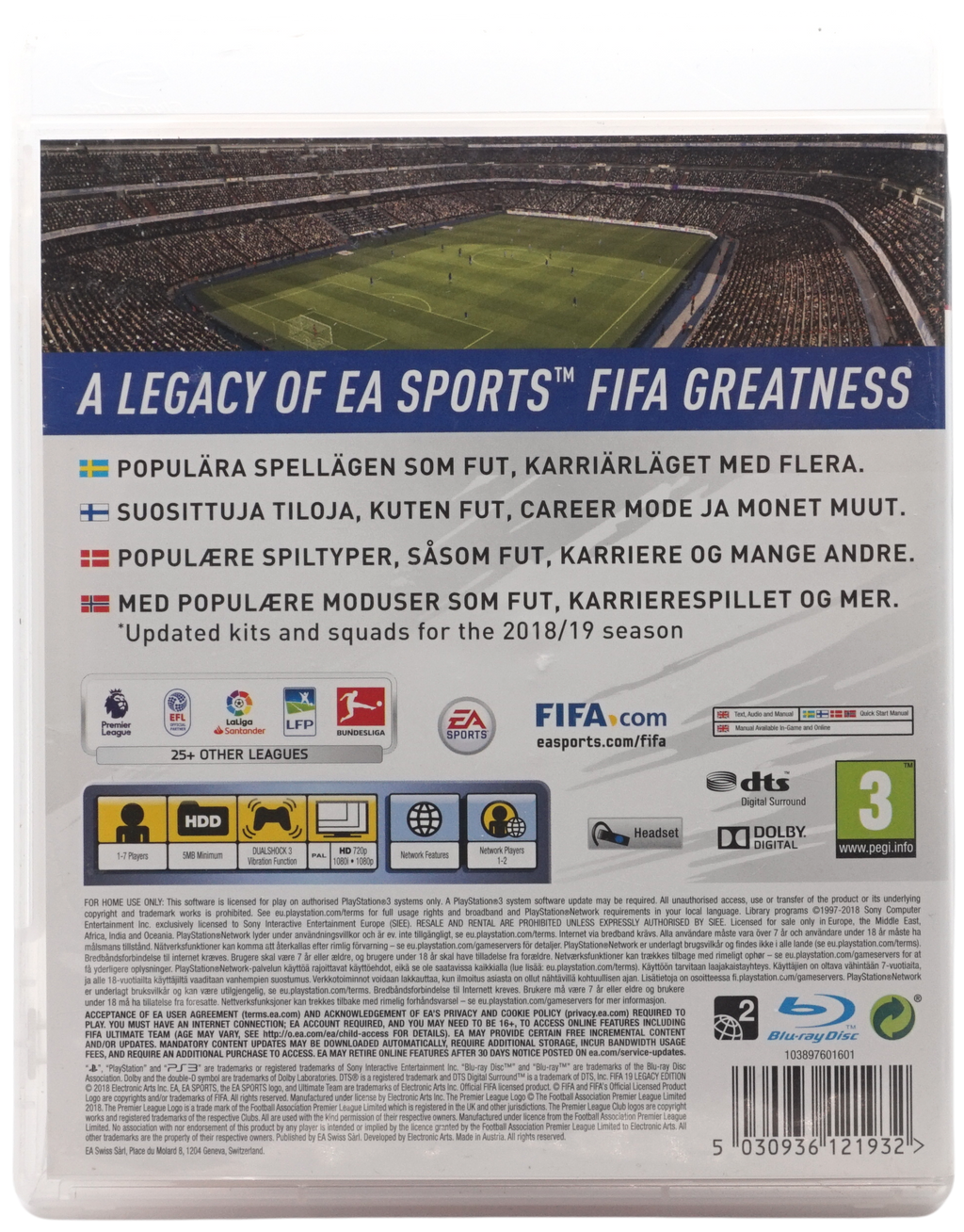 FIFA 19 - Legacy Edition (PS3)