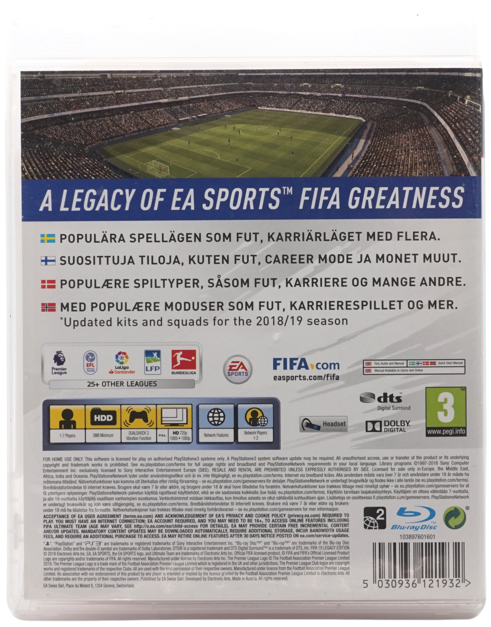 FIFA 19 - Legacy Edition (PS3)
