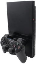 Playstation 2 Konsol (Sort) (Slim)