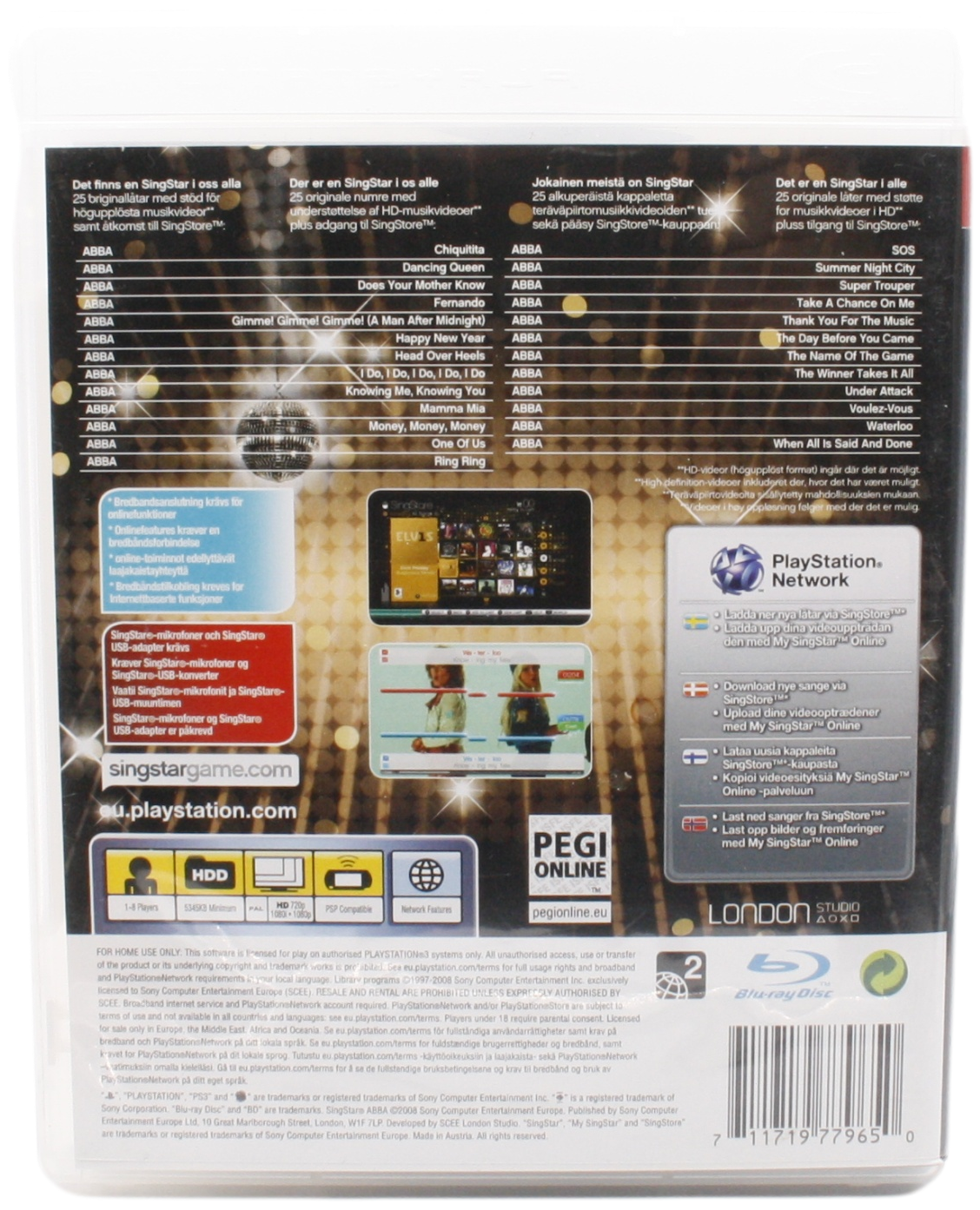 SingStar : ABBA (PS3)