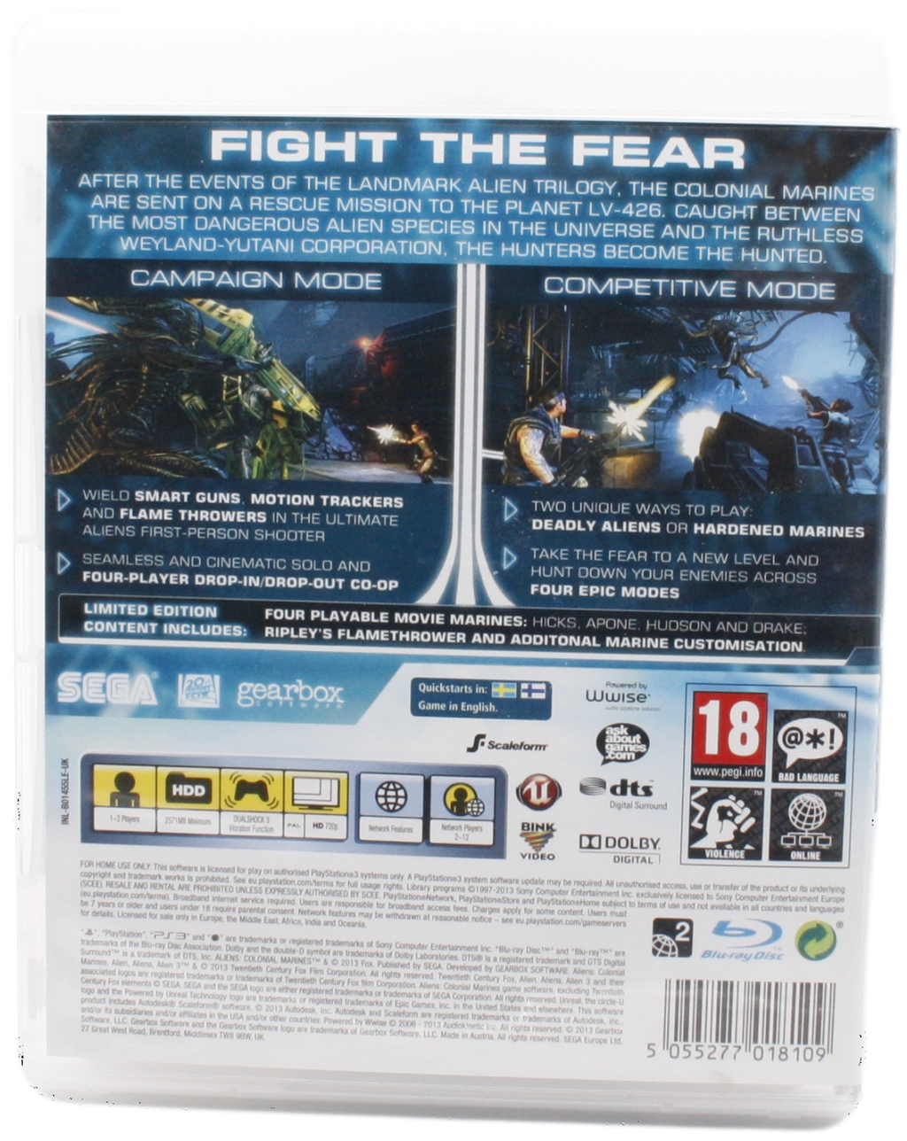 Aliens Colonial Marines (LIMITED EDITION) (PS3)